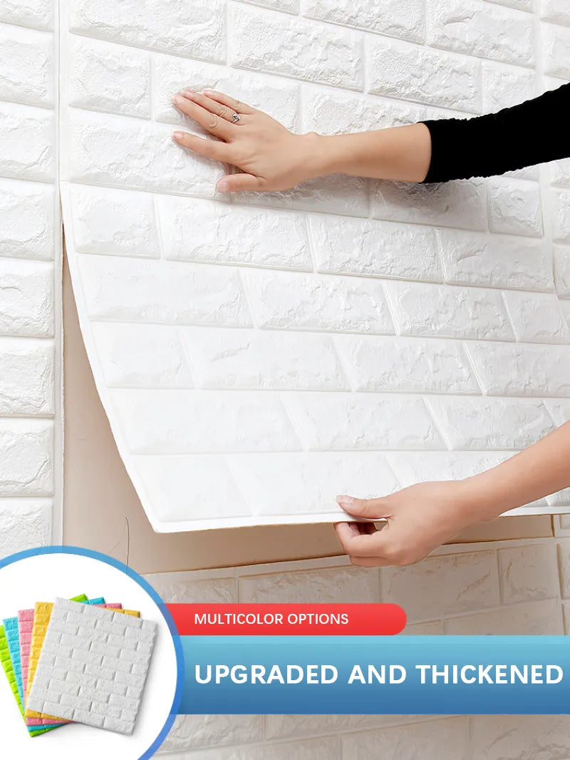 LuxeBrick 3D Self-Adhesive Wallpaper