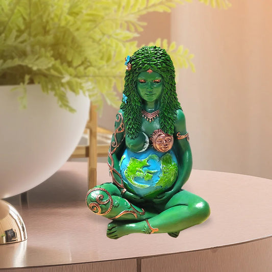 Gaia's Embrace: Mother Earth Goddess Statue